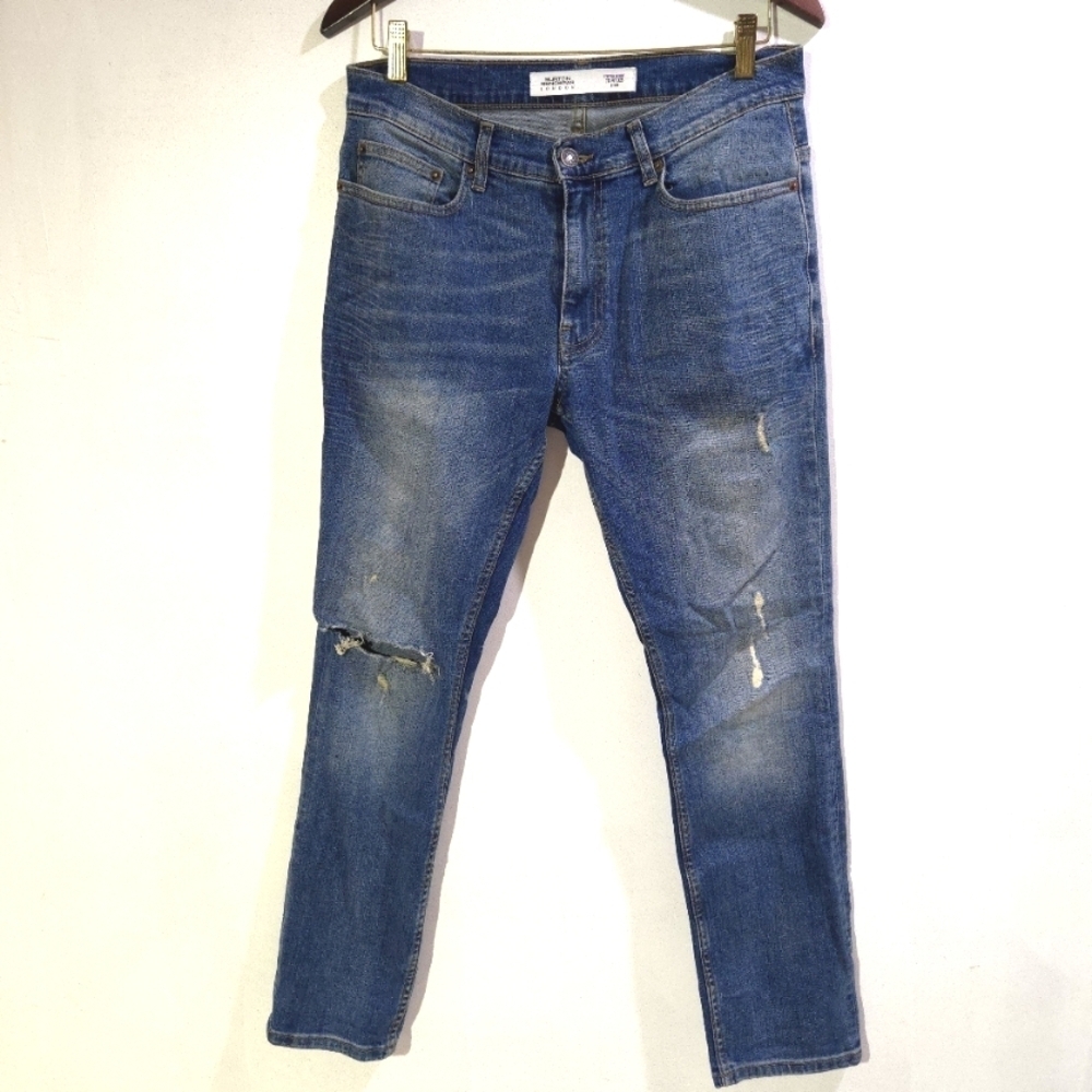Burton | Blue Skinny Distressed Jeans